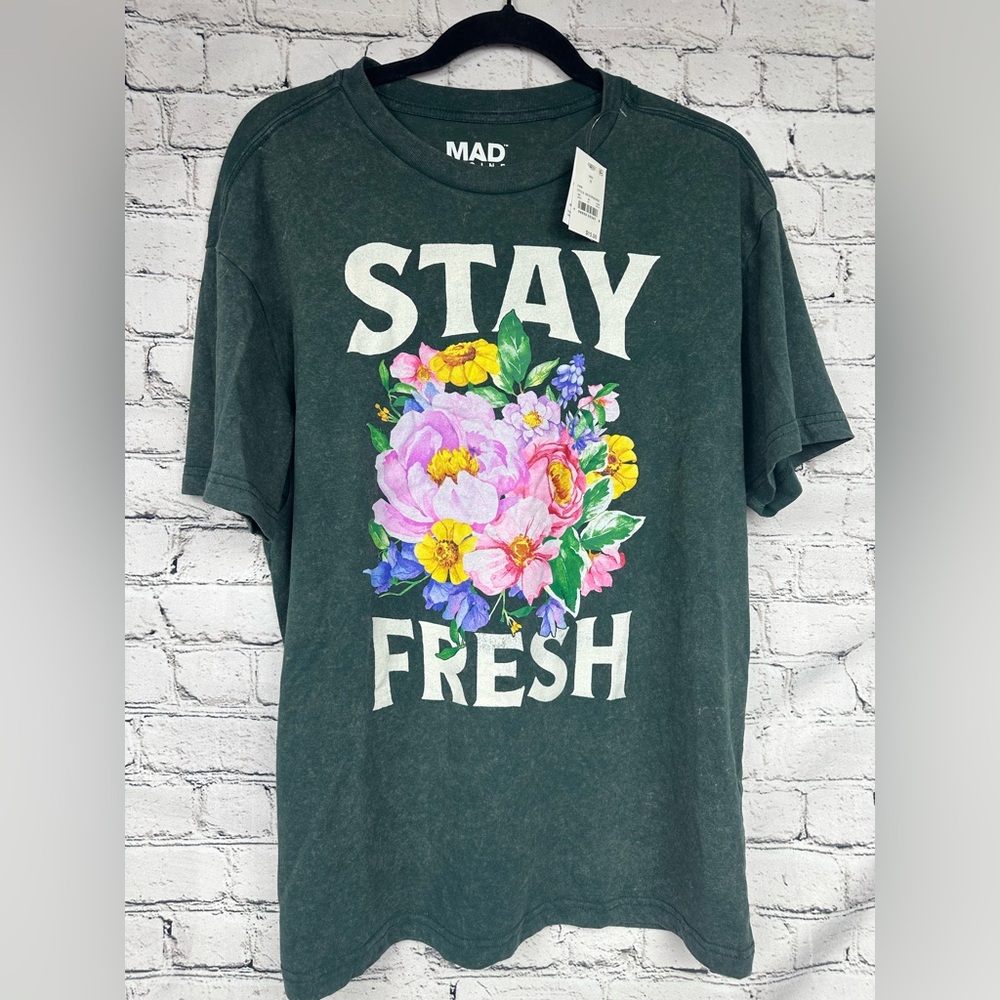 Neat MAD Graphic Tee with Floral Design Target